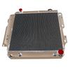 HonorPower 3 Rows Core Aluminum Radiator for 1987-2006 Jeep TJ YJ Wrangler GM Chevy V8 1991 1992 view 2