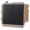 HonorPower 3 Rows Core Aluminum Radiator for 1987-2006 Jeep TJ YJ Wrangler GM Chevy V8 1991 1992 view 3