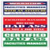 (x3) Certified Bad Ass Facilities Manager with an Attitude Stickers | Funny Occupation Job Career Gift Idea | 3M Vinyl Sticker Decals for laptops, Hard Hats, Windows view 1