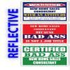(x3) Certified Bad Ass New Home Sales Consultant with an Attitude Stickers | Funny Occupation Job Career Gift Idea | 3M Reflective Vinyl Sticker Decals for laptops, Hard Hats, Windows view 1