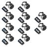 KCMYTONER 10 Set Anti-Theft Wireless Bike Alarm with Remote, Vibration Motion Sensor Alarm, Super Loud 110dB Alarm, Waterproof view 1
