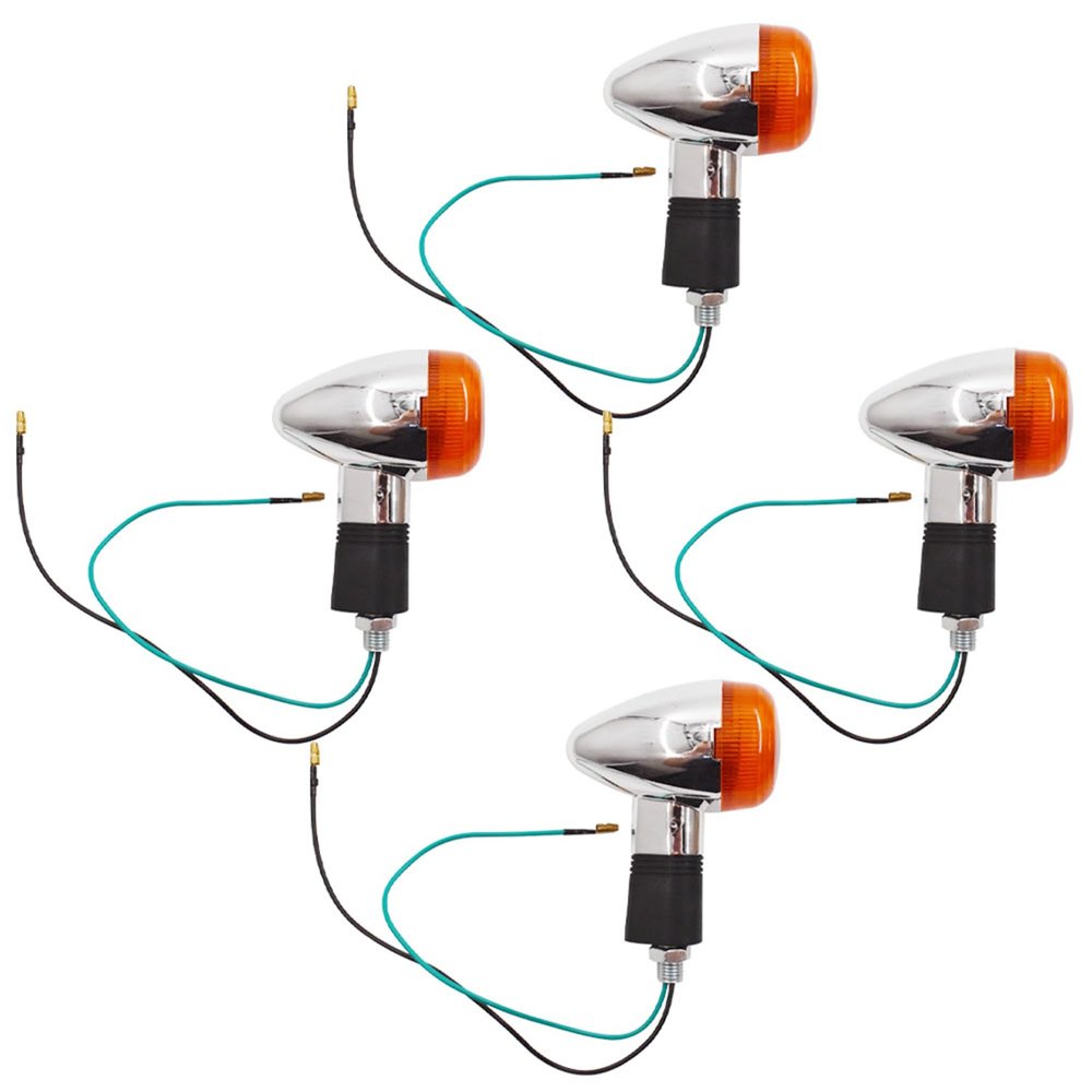 RainMan S 4PCS Motorcycle Turn Signal Lights Indicator Lights Replacement for Honda Kawasaki Suzuki Yamaha 12V