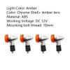 RainMan S 4PCS Motorcycle Turn Signal Lights Indicator Lights Replacement for Honda Kawasaki Suzuki Yamaha 12V view 4