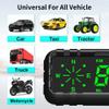 Kingneed HUD Speedometer Odometer Compass Head Up Display GPS Digital Display Big Fonts Univsersal for All Cars Vehicles New C3010 view 4