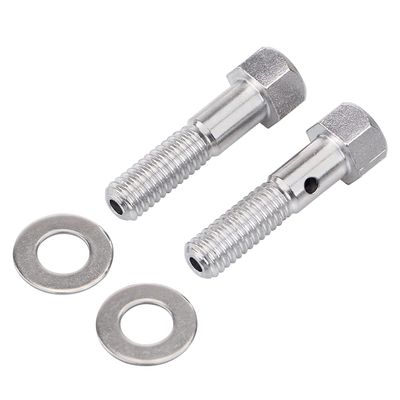 BID4ZE Motorcycle 3/8" x 16 x 1-3/4" Breather Bolts for Harley Dyna FXDL FXD FXDWG Softail Custom FXSTC Sportster 883 1200 XL