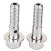 BID4ZE Motorcycle 3/8" x 16 x 1-3/4" Breather Bolts for Harley Dyna FXDL FXD FXDWG Softail Custom FXSTC Sportster 883 1200 XL view 3