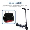 AlveyTech Red On/Off Switch with Weather-Resistant Rubber Boot - for The Razor Crazy Cart, Rambler 16, Dynacraft, Pulse, Electric Scooters, Pocket Mod Scooter, Go-Kart - Razor On Off Switch view 4