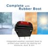 AlveyTech Red On/Off Switch with Weather-Resistant Rubber Boot - for The Razor Crazy Cart, Rambler 16, Dynacraft, Pulse, Electric Scooters, Pocket Mod Scooter, Go-Kart - Razor On Off Switch view 4