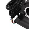 CHICIRIS Electric Throttle Handle, 12V99V Universal 6 Core Electric Throttle Grip Throttle Grip Handlebar Electric Throttle Handle with Two Section Three Speed view 2