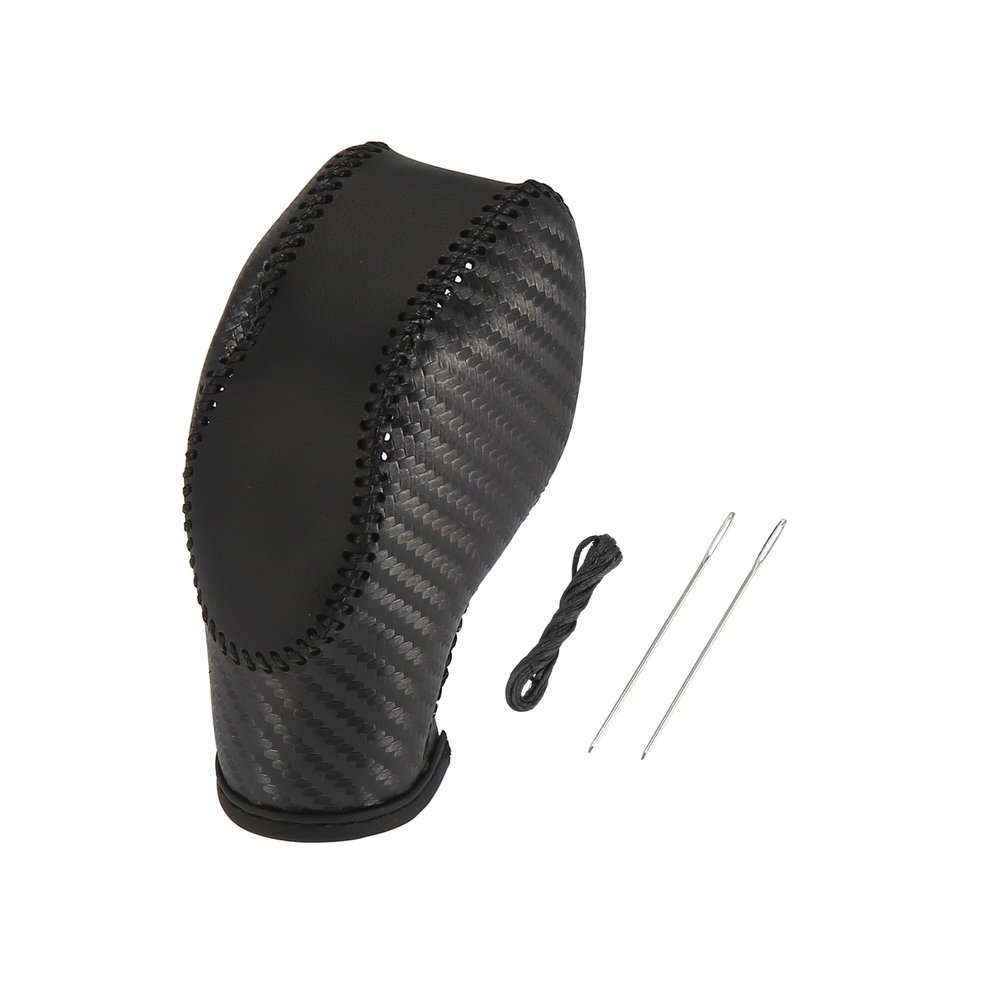 X AUTOHAUX Car Faux Leather Gear Shift Knob Cover for Ford Focus Escape