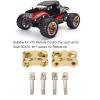 RC Car Front Rear Bumper Tow Hooks,2 Sets Tow Hooks Buckle Winch Hook Upgrade Parts for 1/10 RC Car (Gold) view 4