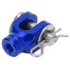 Keenso Rear Brake Clevis, Aluminum Motorcycle Rear Brake Pedal Clevis YZ125 250 YZ250F YZ125X YZ450FX WR450F(A (Blue)) view 2