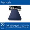 FoamRush 6-Inch Bunk (30" x 72") Gel Memory Foam RV Mattress Replacement with Canvas Navy Cover, Medium Firm, Made in USA, Camper Trailer, Removable Water-Resistant Outdoor/Indoor Cover w Zip view 4
