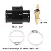 X AUTOHAUX 1 Set Car Engine Coolant Temperature Sensor Switch Radiator Hose Fitting Adapter 38mm 200'F On-185'F Off view 3