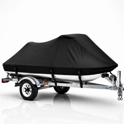Black PWC Jet Ski All-Weather Canvas Travel Cover for Yamaha Waverunner FX Cruiser 2007 08 2009 2010