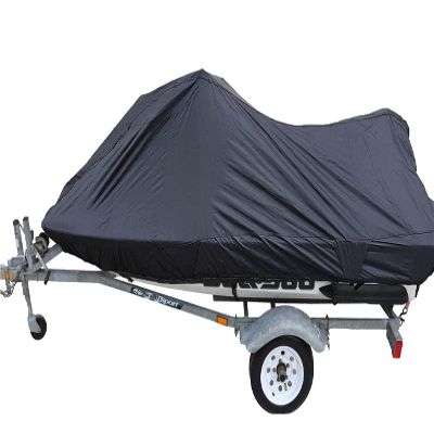 Black PWC Jet Ski All-Weather Canvas Travel Cover for Yamaha Waverunner GP 1800R 2019