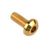 Wanyifa Titanium Umbrella Head M8 15 20 25 30 35 40mm Bolt Screw for Bicycle Motorcycle Car Pack of 4 (M8x20mm, Gold) view 3