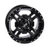 4/156 Tusk Beartooth Wheel 12x7 4.0 + 3.0 Matte Black For Polaris Outlaw 500 2006-2007 view 4