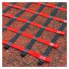 DREAMOSA Climbing Cargo Net, Polyester Loop Fastener, Red, 5x7ft, Compatible with Truck, Pickup view 1