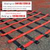 DREAMOSA Climbing Cargo Net, Polyester Loop Fastener, Red, 4ft x 5ft, Compatible with Truck, Pickup view 3