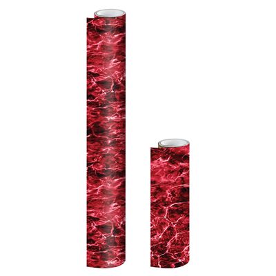 Mossy Oak Matte Camo Roll Hunting Patterns, Self-Adhesive Vinyl Wrap, DIY (48"x48", Elements Agua Crimson)