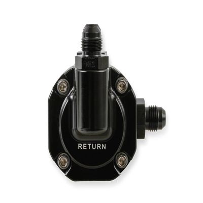 Holley 12-893: Billet Fuel Pressure Regulator 58.5Psi 6An In/Out