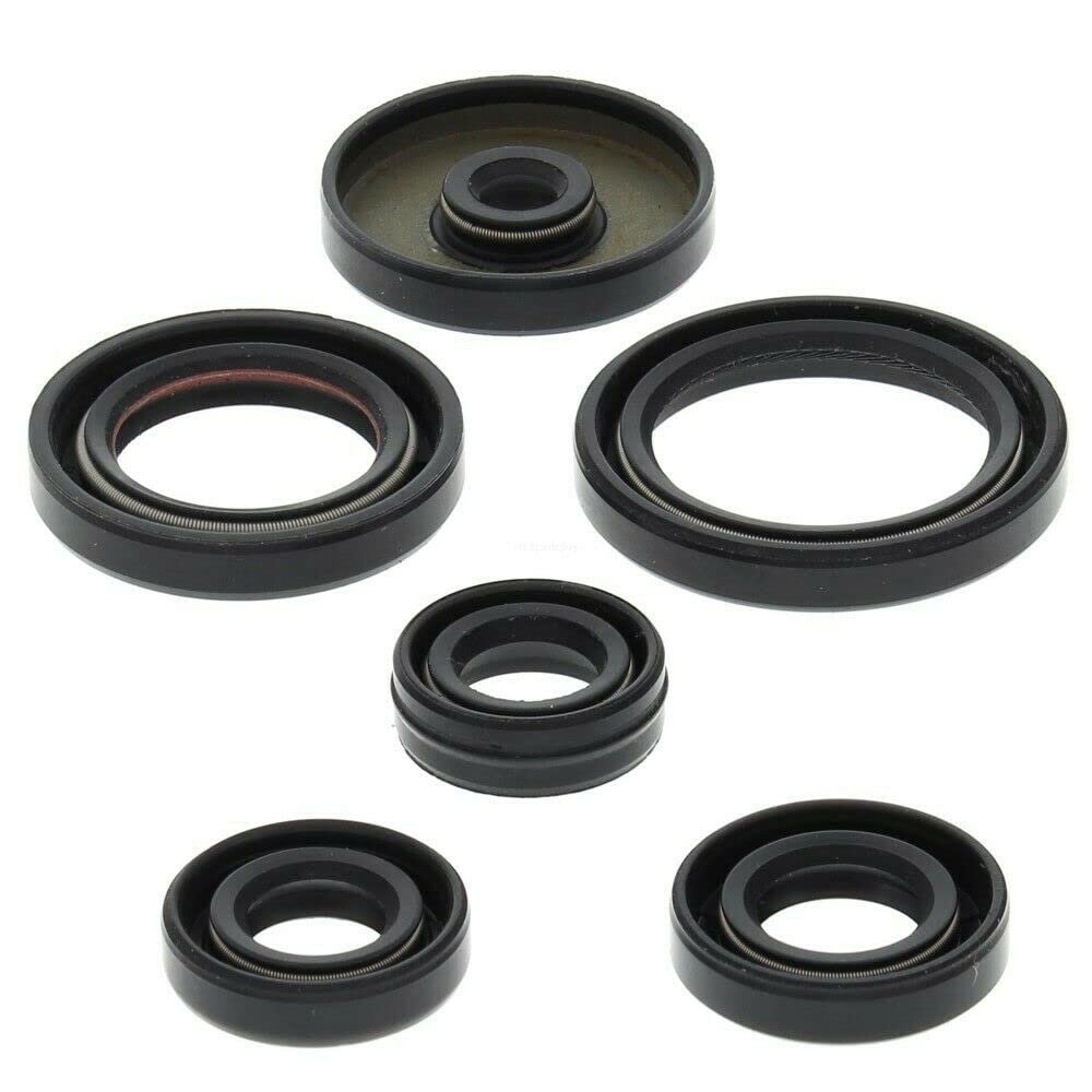 Engine Crankshaft Crank & Oil Seal Set fits - Raptor 80 2002-2008 822229 - Wear-Resistant Seal Set - High Strength Rubber Seals