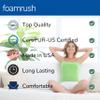 FoamRush 3-Inch Bunk (28" x 72") Gel Memory Foam RV Mattress Replacement, Medium Firm, Comfort, Pressure Relief Support, Made in USA, Travel Camper Trailer Truck, Cover Not Included view 4