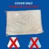 FoamRush 3-Inch Bunk (28" x 72") RV Mattress Cover Only, Cream Cotton, Zippered, Waterproof, Machine Washable, Fits Gel Memory Foam or Latex Mattress, Made in USA, Travel Camper Trailer Truck view 2
