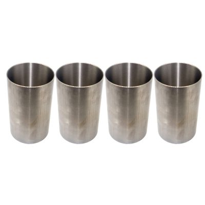 Qocean 4Pieces STD 4D98E Cylinder Liners (Semi-finished) Compatible with Yanmar Engine Komatsu PC70FR-1 PC75R-1 PC75R-2+ SK09J-2 WB70A-1 FD20TH FD30H XD30 Repair Parts