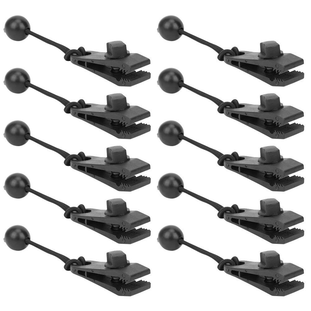 Outdoor Equipment, Awning Fasteners, Tent Clips, Durable Elastic Bands, for Caravan, Tarps Outdoor Camping Tent