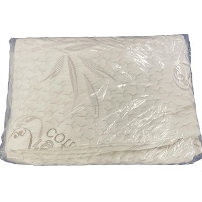FoamRush 4-Inch Bunk (48" x 80") Soft, Fitted, Zippered Mattress Cover Replacement, Premium Cotton, Waterproof, Non Skid Bottom, Pad Cover, Mattress Not Included