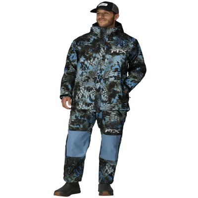 FROGG TOGGS Men's FTX Armor Premium Waterproof Rain, Fishing/Anglers Jacket, Kryptek Neptune, 3X-Large