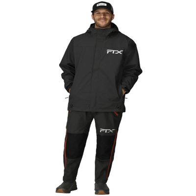 FROGG TOGGS Men's FTX Armor Premium Waterproof Rain, Fishing/Anglers Jacket, Dark Graphite, X-Large