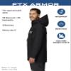 FROGG TOGGS Men's FTX Armor Premium Waterproof Rain, Fishing/Anglers Jacket, Black, Small view 3