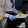 Ansell Microflex 92-134 Disposable Powder-Free Nitrile Gloves for Cleaning w/Textured Fingertips - X-Large, Blue (Case of 1000) view 4