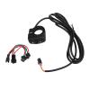 Electric 2-in-1 Lamp Horn Switch Part, Lamp and Horn Control Switch with Light Adapter Cable for Electric Motorcycle Scooter Accessory view 1