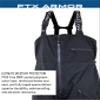 FROGG TOGGS Mens Ftx Armor Premium Waterproof Rain, Fishing Bibs Pants, Black, Large US view 4