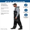 FROGG TOGGS Mens Ftx Armor Premium Waterproof Rain, Fishing Bibs Pants, Kryptek Typhon, XX-Large US view 2