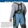 FROGG TOGGS Men's FTX Armor Premium Waterproof Rain, Fishing Bibs, Kryptek Neptune, Medium view 4
