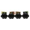 Black Motorcycle Saddlebag Locks Mounting Security Theft Deterrent Hardware Screw Bolt Kit Fit for Harley Touring Davidson Touring Electra Street Road Glide Road King FLHR FLHTC FLHX 1988-2021 view 2