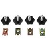 Black Motorcycle Saddlebag Locks Mounting Security Theft Deterrent Hardware Screw Bolt Kit Fit for Harley Touring Davidson Touring Electra Street Road Glide Road King FLHR FLHTC FLHX 1988-2021 view 3