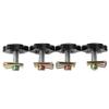 Black Motorcycle Saddlebag Locks Mounting Security Theft Deterrent Hardware Screw Bolt Kit Fit for Harley Touring Davidson Touring Electra Street Road Glide Road King FLHR FLHTC FLHX 1988-2021 view 4