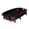 amopacorp Polish Gloss Black Front Hood Kidney Grille Grill Vent Dual Slat Compatible with BMW E60 E61 525i 535i 550i M5 4DR 2003-2010 view 2