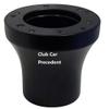 Huskey Trooper Woodgrain Golf Cart Steering Wheel Carbon Fiber Texture Grip W/Matte Black Hub Adapter for Club Car Precedent 04+ Gas Electric Models view 3