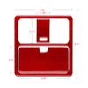 AIRSPEED Carbon Fiber Overhead Console Panel Reading Light Frame Cover Sticker Interior Trim Accessory Hard Roof for Nissan 350Z 2006-2009 (Red) view 2