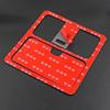 AIRSPEED Carbon Fiber Overhead Console Panel Reading Light Frame Cover Sticker Interior Trim Accessory Hard Roof for Nissan 350Z 2006-2009 (Red) view 3