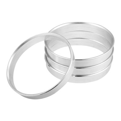 X AUTOHAUX 4pcs OD 66.1mm to ID 64.1mm Aluminum Alloy Car Hub Centric Rings Wheel Bore Center Spacer