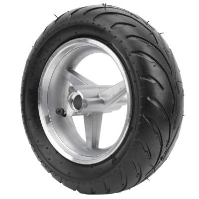 Wheel Rim, Thickened Tire Replacement Stable Rubber Pocket Bike Tire Wheel Tyre Rims for for Mini Pocket Bike for Direct Replacement(Front wheel)