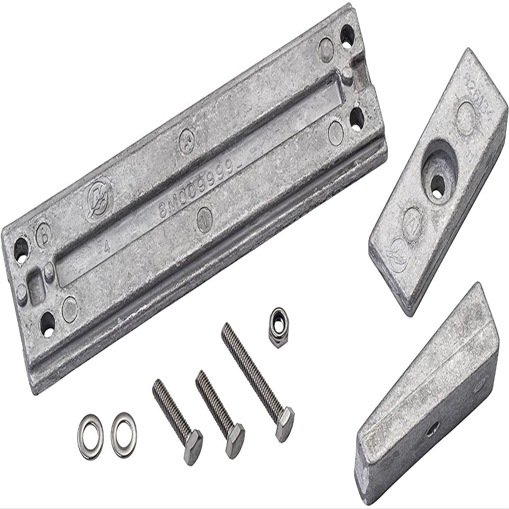 US Marine Products LLC Aluminum Anode Kit Fits Mercury and Mariner Outboards Includes Hardware Replaces Mercury 97-8M107547 Quicksilver 8M0107546A